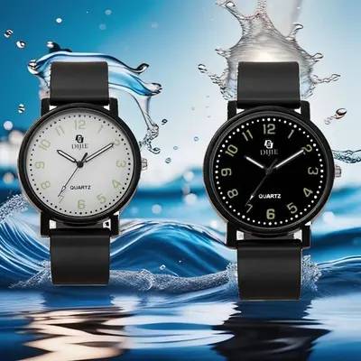 Minimalist kuvars saati, gençler için, K-tarzı