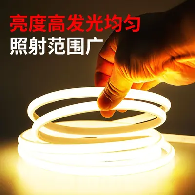 COB LED-Streifen 220V Outdoor wasserdicht selbstklebend lineare Leuchte Wohnzimmer Deckenleuchte Hochspannungs-LED Silikonflexible Lichtleiste