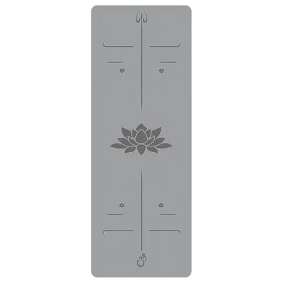 Hindistan cevizi fiber PU yoga matı, profesyonel, şok emici - 11