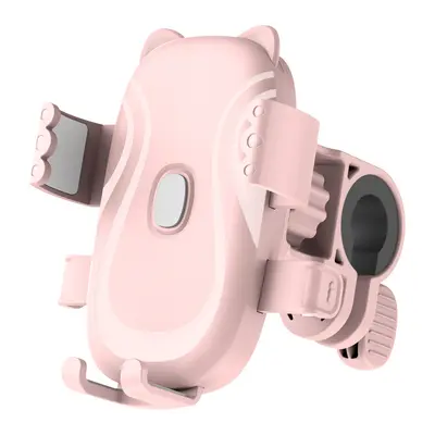 Cute Kitten Electric Scooter Phone Holder with Hook, Shock-Absorbing - 6