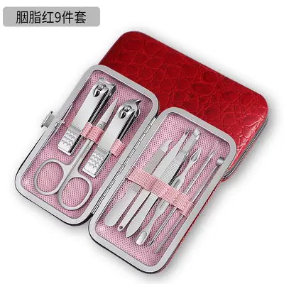 Nail clipper set, nail scissors, home nail clippers for men and women, manicure tools, pedicure knife, manicure care, hair trimming - 7