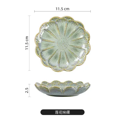 Japanische glasierte Keramik-Dipschale - 13
