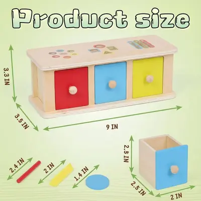 DOWMOO Montessori ahşap oyuncak, erken eğitim, düşünme eğitimi - 7