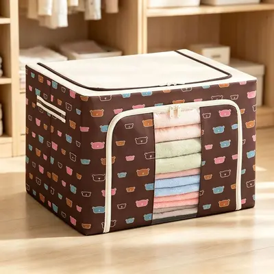 Oxford Fabric Storage Box Large Capacity Foldable - 10