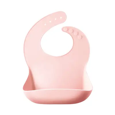 Baby silicone bib, food-grade, soft
