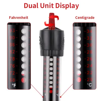 Aquarium Heater Rod with Automatic Constant Temperature Control, EU Plug - 5