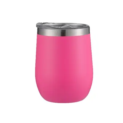 12oz Eierschalen-Thermobecher, doppelwandig, Vakuumisolierung aus Edelstahl 304 - 5