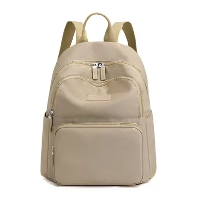 Damen-Rucksack in Einfarbdesign für Schule und Reise - 8