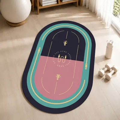 Verdickte Gymnastikmatte Stoßdämpfend Rutschfest Schalldämmend Innen Yoga Fitnessmatte - 7