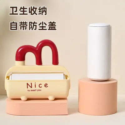 Adhesive lint roller drum for clothing and pet hair