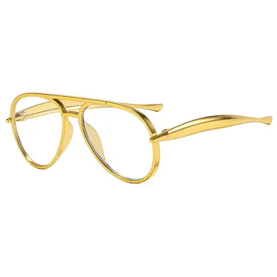 Retro Double-Bridge Oversized Frame Women's Sunglasses - 9