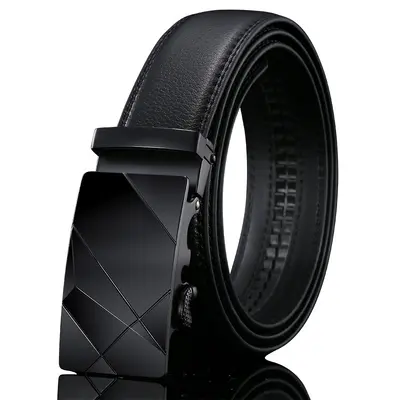 Men's Genuine Leather Automatic Buckle Luxury Belt Wholesale Simple Versatile Denim Belt Manufacturer - 7