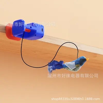 Door-Hanging Cat Yo-Yo Ball and Smart Electric Cat Teaser Wand - 7