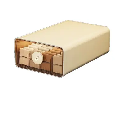 Underwear Storage Box Three-Section Drawer Organizer - 6