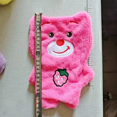8 inç Deri Kaplı Toptan Oyuncak Peluş Kostüm Sınır Ötesi Dış Ticaret Pençe Makinesi Özel Küçük Peluş Yarı Mamul Figür