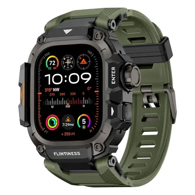 For Apple Watch iWatch 49 Ultra 3 Black Gold Protective Case - 12