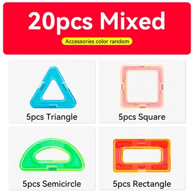 Magnetische Dinosaurier-Bausteine, Englisch-Set, Lernspielzeug - 8