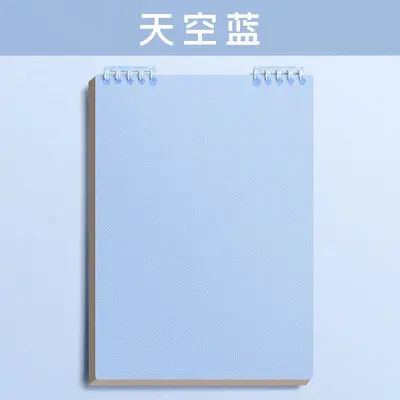 B5 Ring Binder Loose-Leaf Notebook, Removable Spiral Notepad - 10