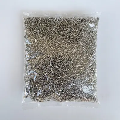 2.4 mm Iron Metal Wavy Bead Chain for Doll Tags and DIY Jewelry - 7