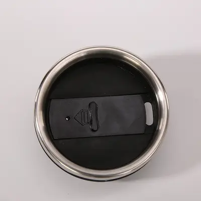 Doppelwandiger Isolierbecher mit Griff für das Auto, Werbegeschenk - 4