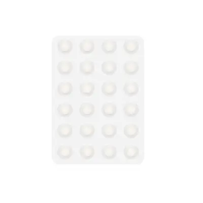 Round Hydrocolloid Acne Patches, 24 Patches, Thin Edge, Edge-Pressed