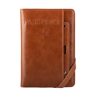 Multifunctional passport holder, travel document organizer - 12