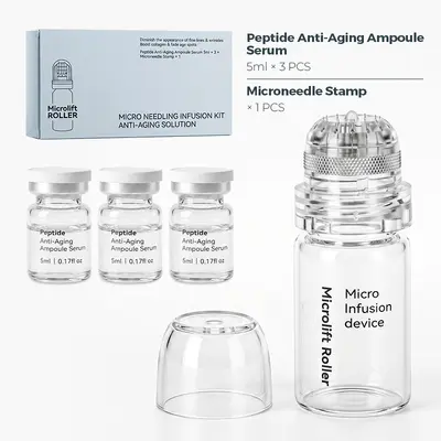Hyaluronik Asit Kolajen Mikro İğneli Roller Serum 40-70 karakter - 7