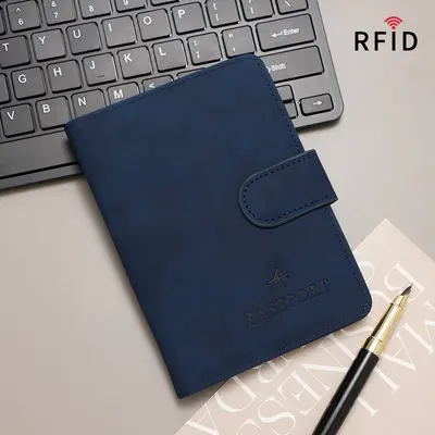 RFID-Reisepassmappe mit Dokumententasche - 10