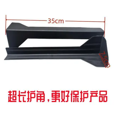 Extended Plastic Corner Protector Strips for Carton Packaging - 7