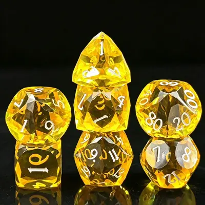 D20 D6 Polyeder-Würfelset für Dungeons & Dragons - 10