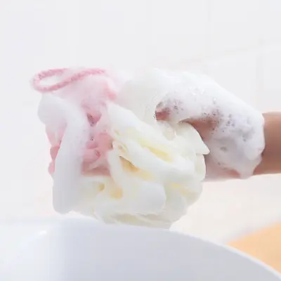 Two-Color Large Bath Ball, Foaming Shower Sponge Ball - 4
