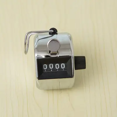 4-Digit Metal Handheld Mechanical Tally Counter