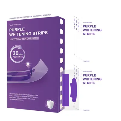 Teeth Whitening Strips, Stain and Yellowing Removal, Gentle Formula - 8