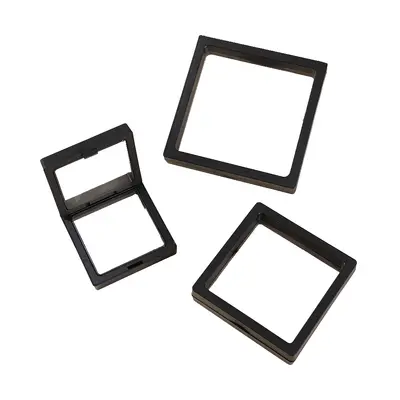 Best-selling in-stock dust-proof anti-oxidation jewelry packaging box ornament ring storage box transparent PE film suspension box