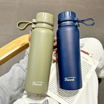 Large-Capacity Stainless Steel Thermos with Tea Infuser - 3