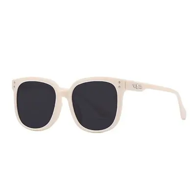 Women's White Sunglasses, UV Protection, for Round and Large Faces - 6