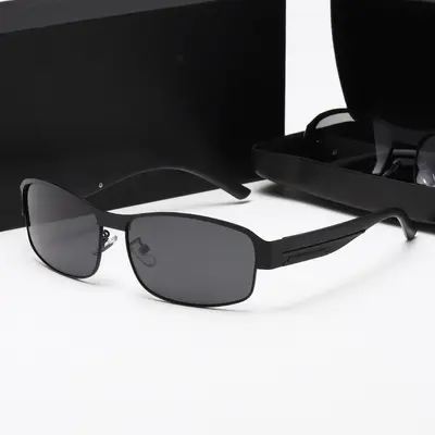 2024 Men's Polarized Photochromic Metal Frame Sunglasses - 9
