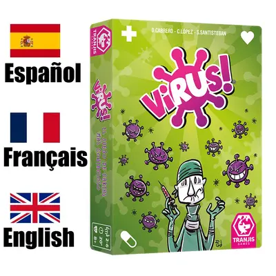 Cross-border Foreign Trade Spanish English Version Virus! Desktop Game Virus Infection Fun Party Game Card Game