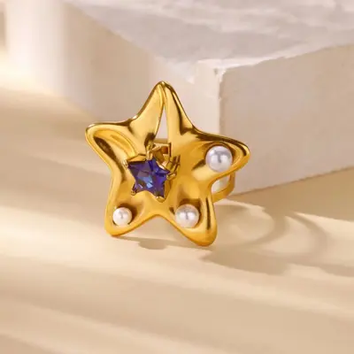 Sınır ötesi çok satan hafif lüks aşk açık yüzük abartılı tasarım zirkon çiçek fiyonk yüzük takı tedariki