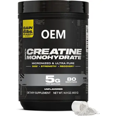 Reines Kreatin-Monohydrat-Pulver Sportnahrungsergänzung