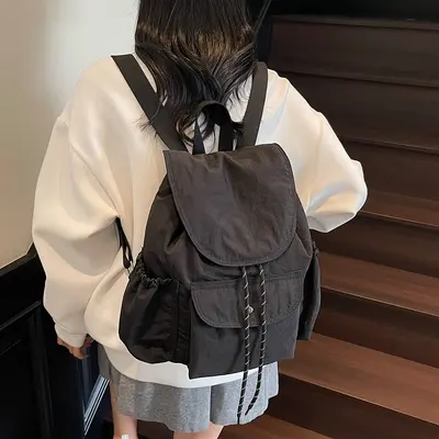 Women's Large Capacity Casual Backpack, Lightweight, Student and Travel - 3
