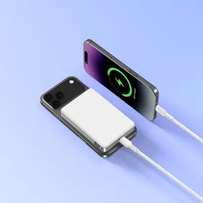 qi2.2 Sertifikalı Manyetik Kablosuz Şarj Cihazı 25W Hızlı Şarj 45W Çıkış Pil Göstergesi Kablosuz Taşınabilir Güç Kaynağı
