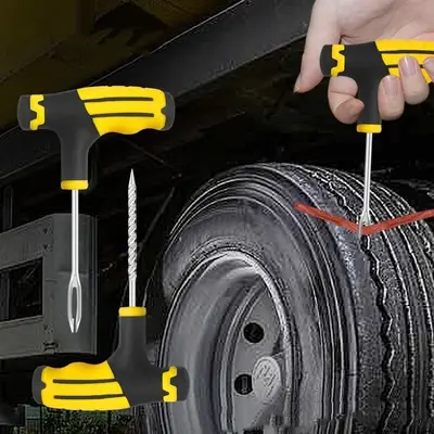 Motosikletler, elektrikli araçlar ve araba vakumlu lastikleri için sınır ötesi çok satan tamir kiti; lastik tamir aletleri. - 5