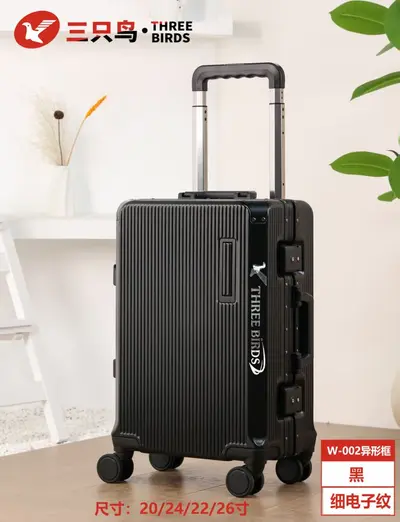 Durable 24-Inch Large-Capacity Trolley Suitcase - 7
