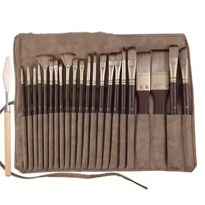 High-elastic nylon brush set for watercolor oil acrylic painting - 6