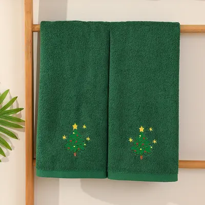Cotton kitchen towel, 40×65 cm, embroidered - 8