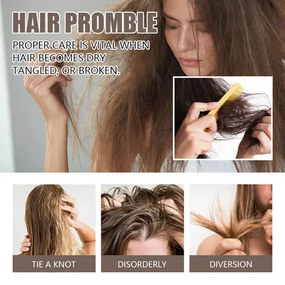 Keratin-Haarpflegeöl gegen Frizz, feuchtigkeitsspendend und glättend