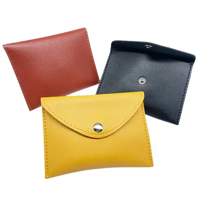 Compact Coin Purse with Soft Leather Multifunctional Card Holder - 5