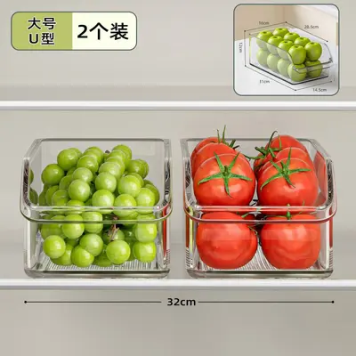 Kühlschrank-Schubladenorganizer, Eier- und Lebensmittelbox - 9