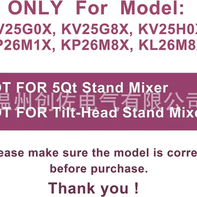 KitchenAid stand mikser kase yükseltici, KV25GOX modeline uyumlu